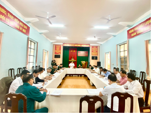 Đảng bộ Quân sự huyện Ea H’leo tổ chức Hội nghị kiểm điểm giữa nhiệm kỳ